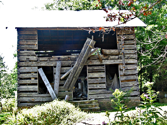 old log house