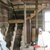 With the floor laid, we began working on the staircase.